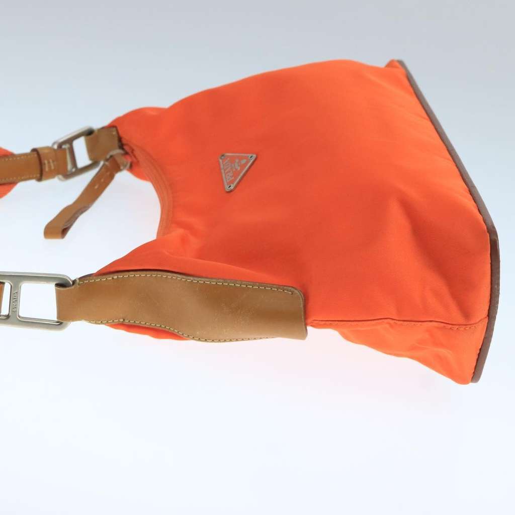 Prada Vintage Shoulder Bag Orange Good condition - Model View