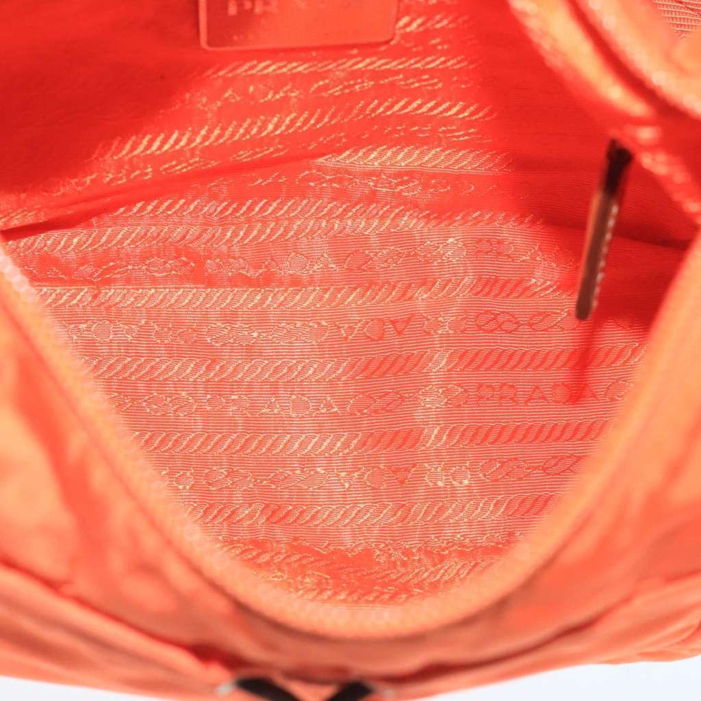 Prada Vintage Shoulder Bag Orange Good condition - Box View
