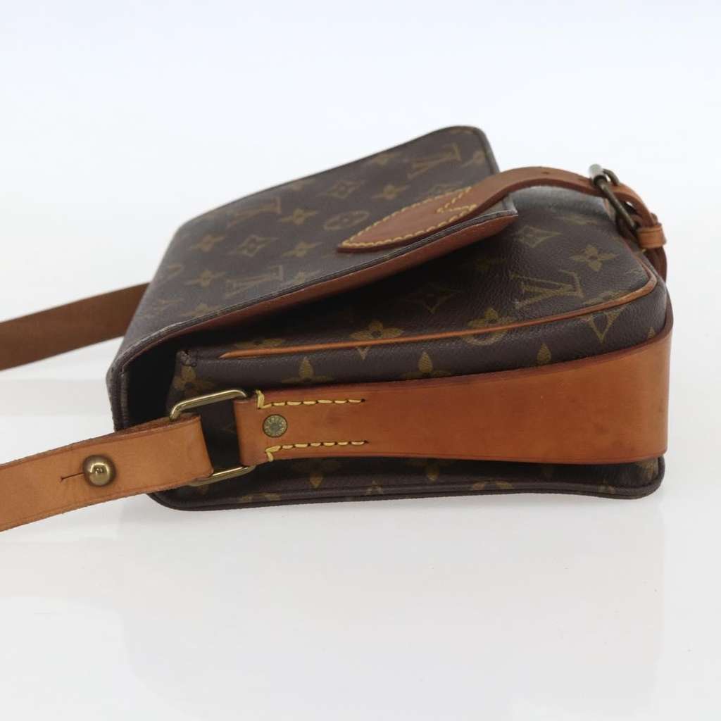Louis Vuitton Cartouchiere Handbag Brown Canvas Good condition - Inside View