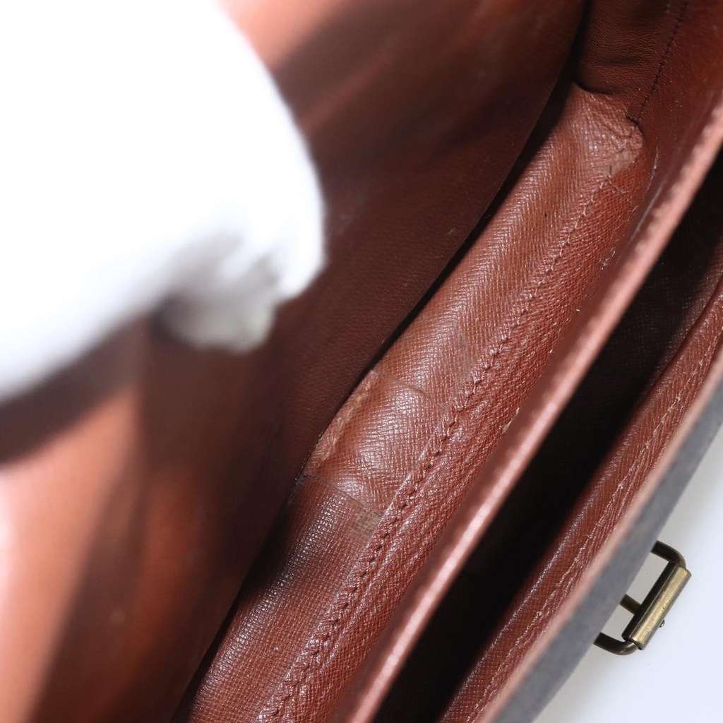 Louis Vuitton Cartouchiere Handbag Brown Canvas Good condition - Box View