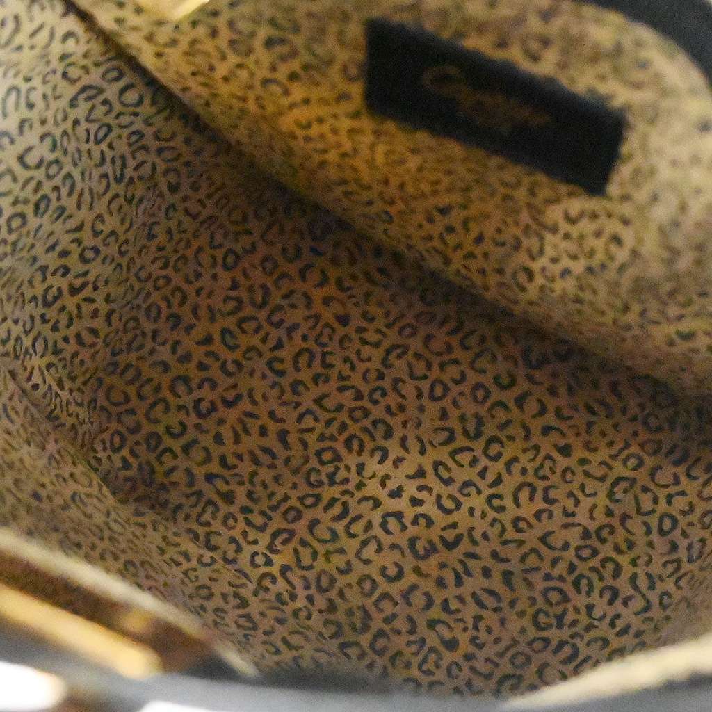 Cartier Panthère Handbag Black Leather Good condition - Inside View