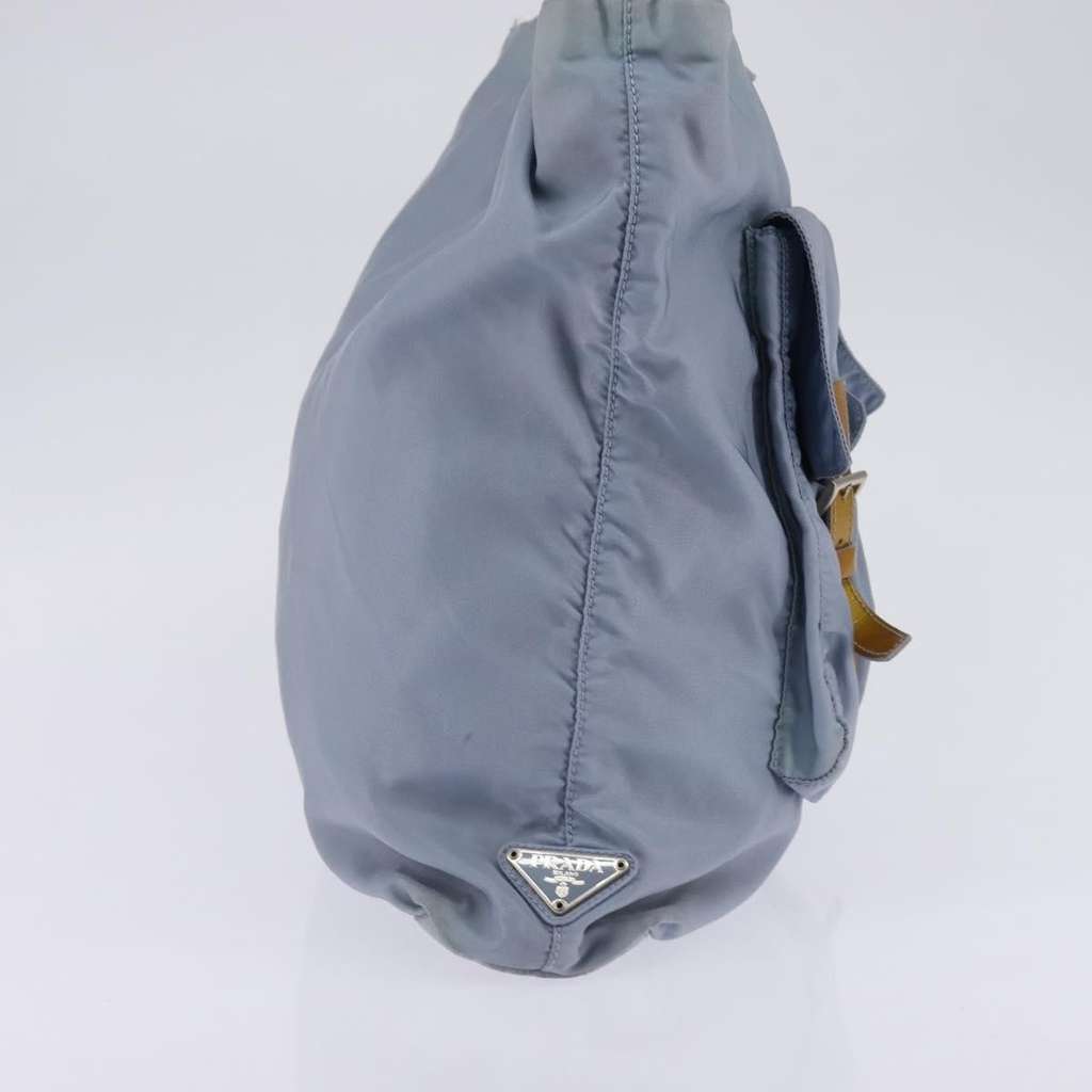 Prada Side Pocket Tote Blue Good condition - Model View