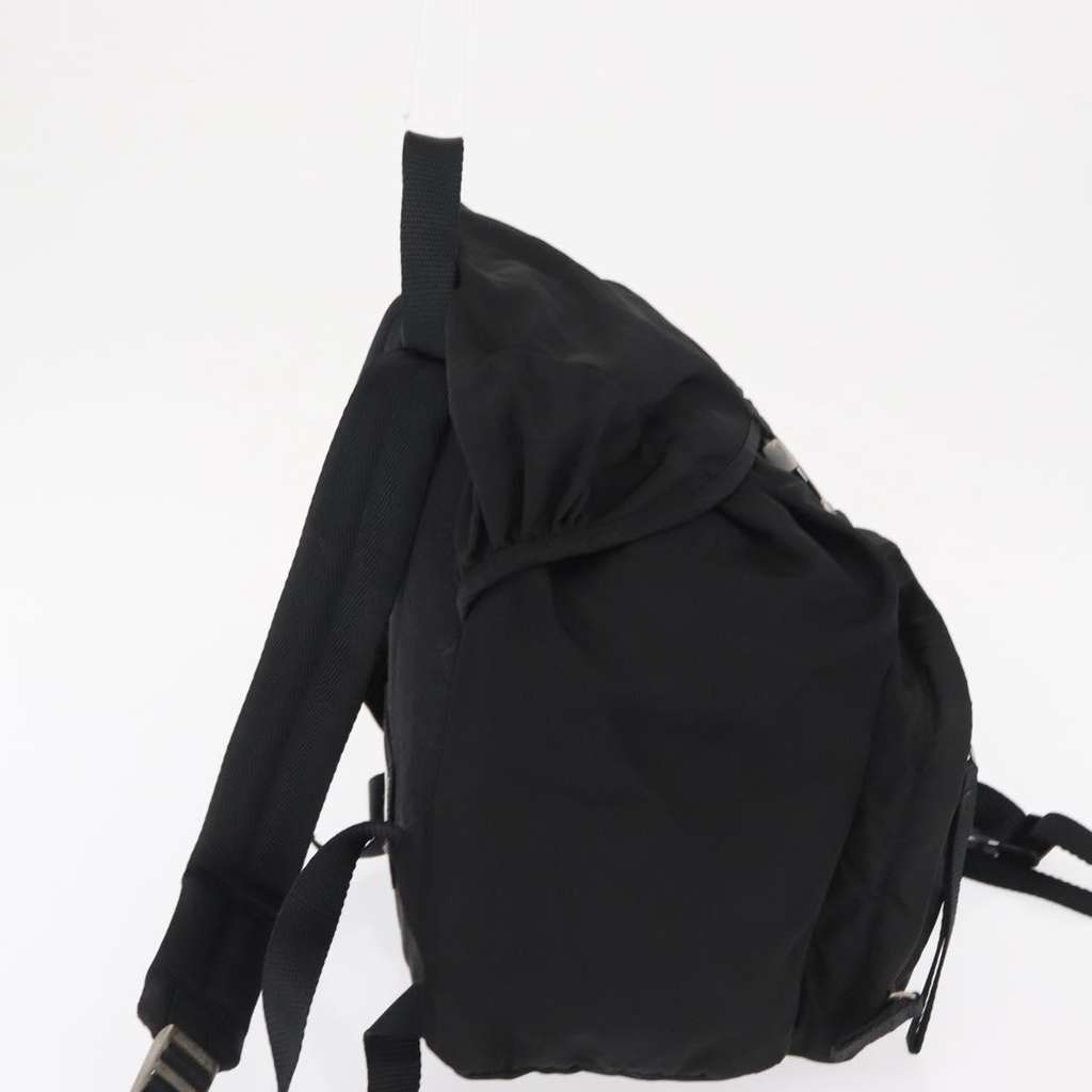 Prada Single Buckle Pocket Backpack Black Good condition - Model View