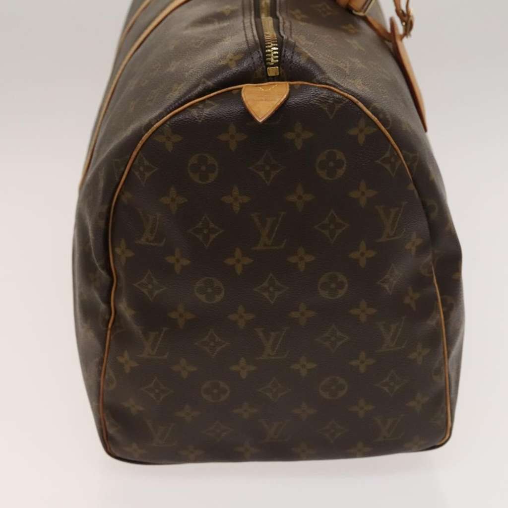 Louis Vuitton Keepall Bag Brown Canvas Good condition - Model View