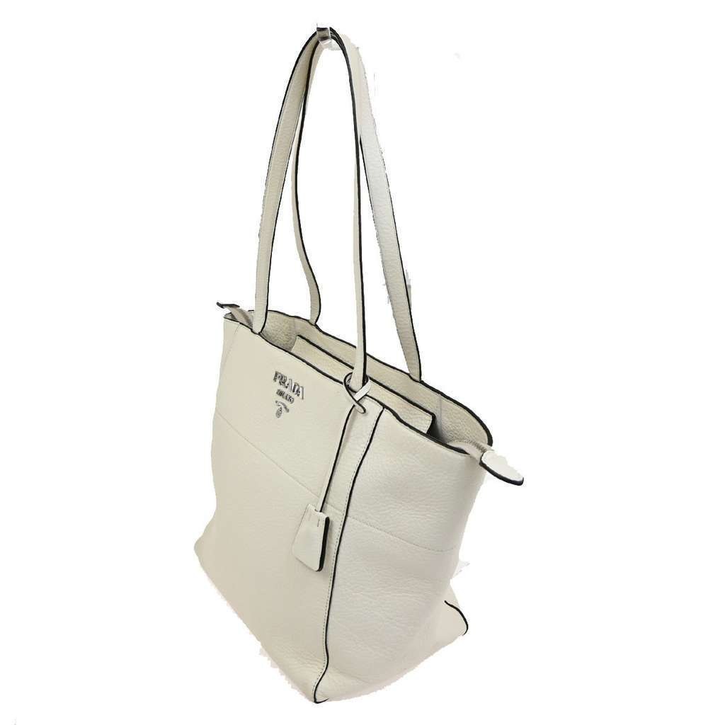 Prada Vintage Tote White Leather Good condition - Inside View