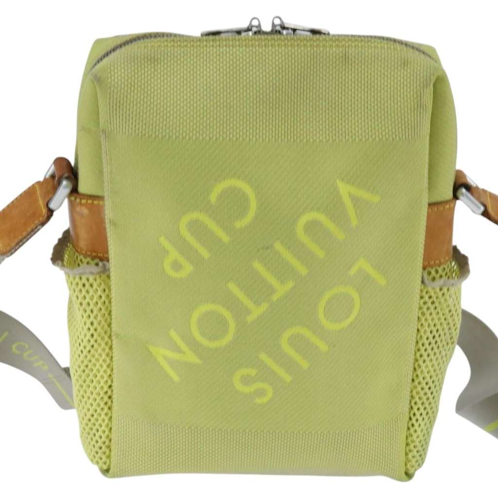 Louis Vuitton Cup Weathery Bag Yellow Canvas Good condition - Back View