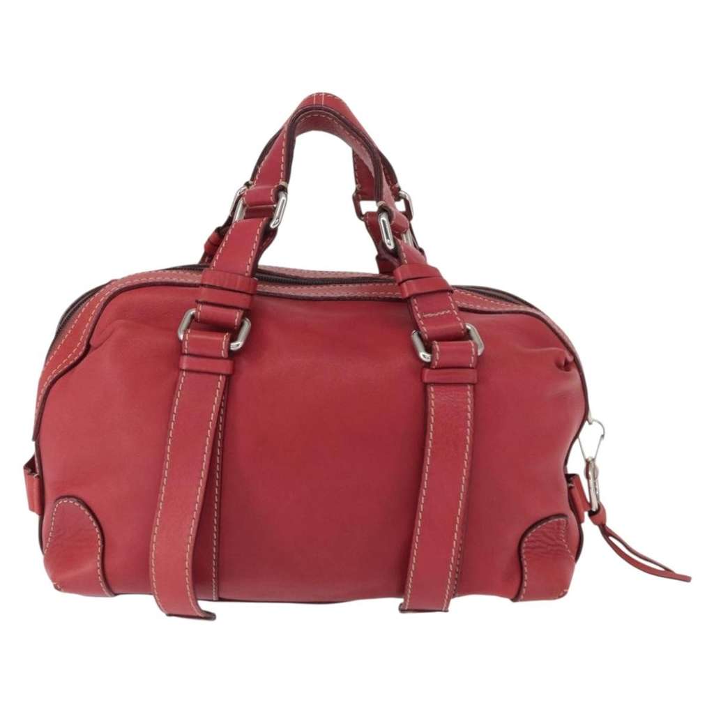 Chloe Vintage handbag Pink Leather Good condition - Back View