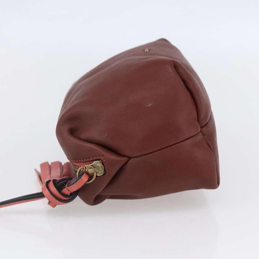 Chloe Zip Clutch Brown Leather Fair condition - Inside View