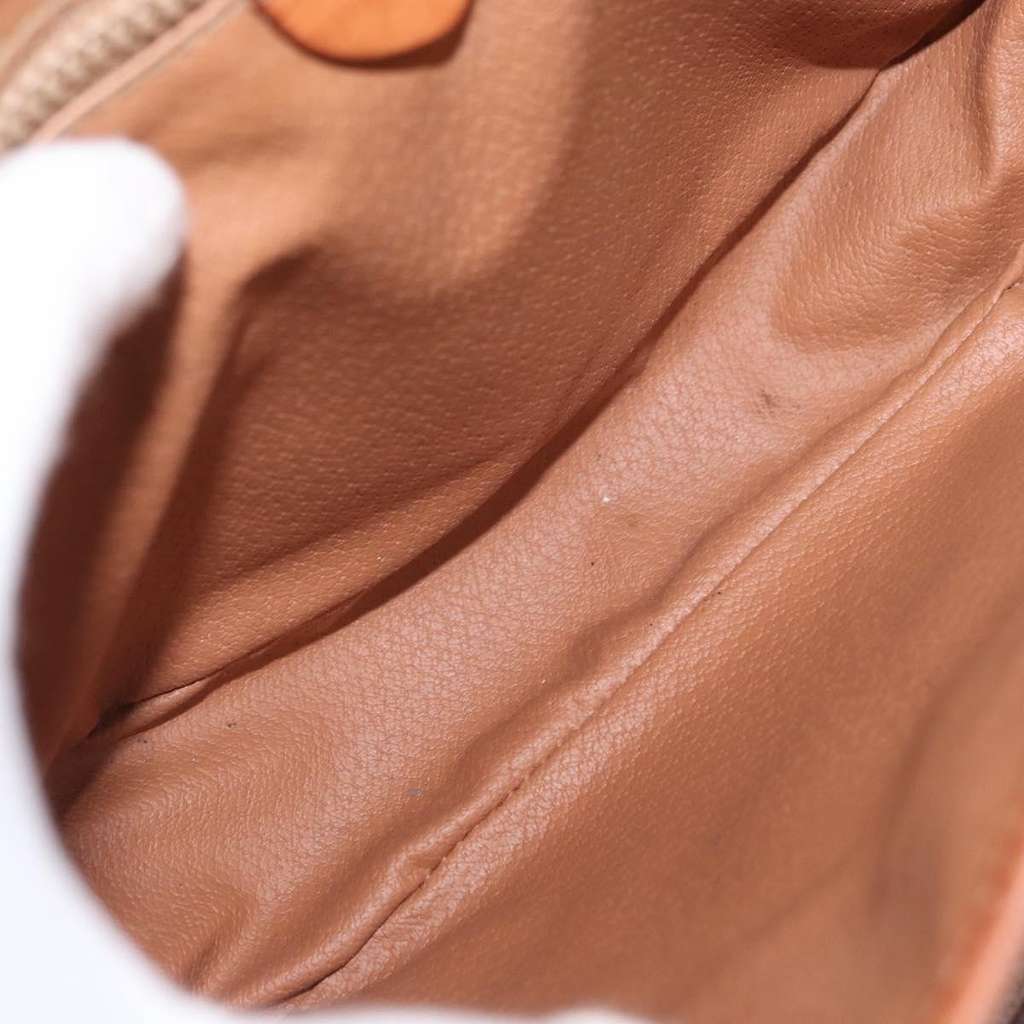 Celine Vintage Macadam Shoulder Bag Brown Canvas Good condition - Box View