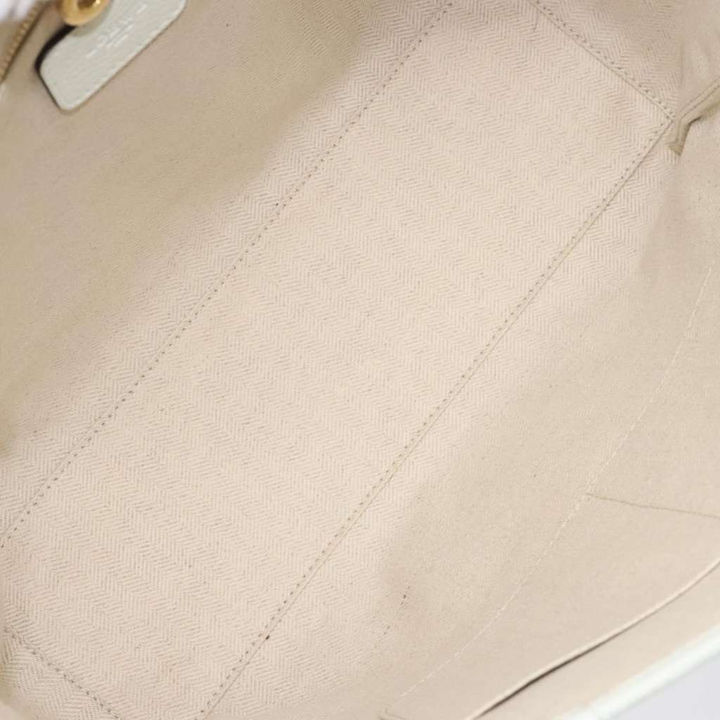 Loewe Heritage Tote White Leather Good condition - Box View