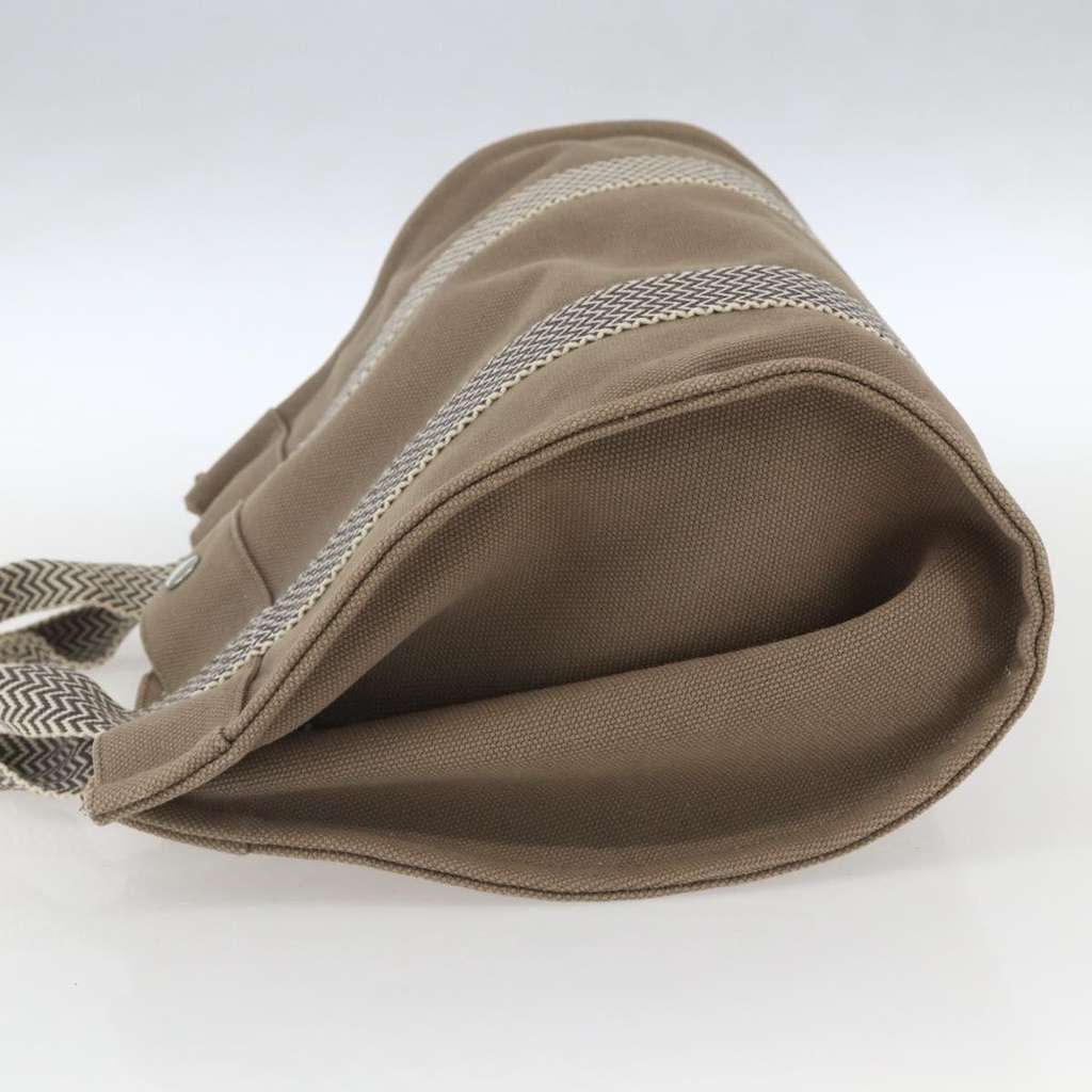 Hermès Cannes Tote Beige Cotton Good condition - Inside View