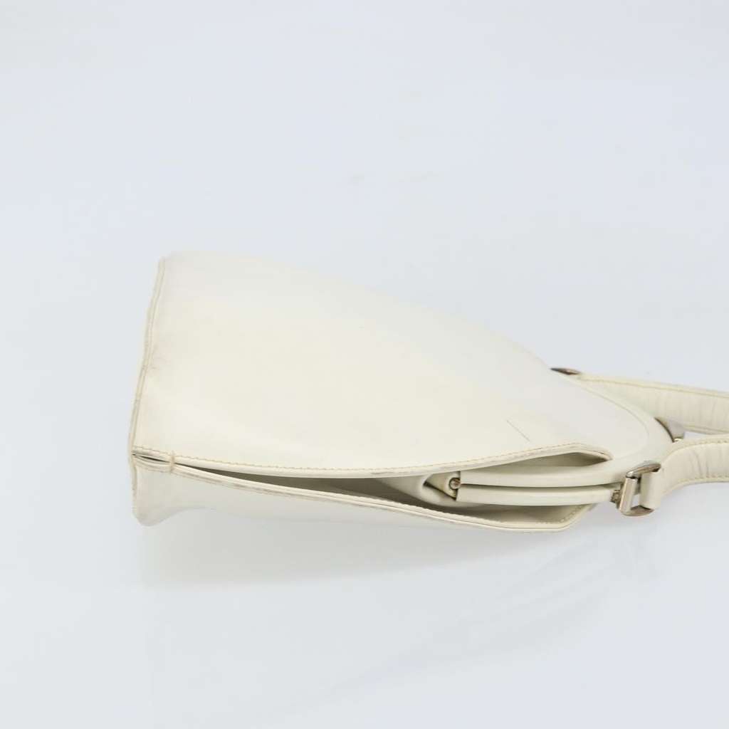 Gucci Vintage Handbag White Leather Fair condition - Inside View