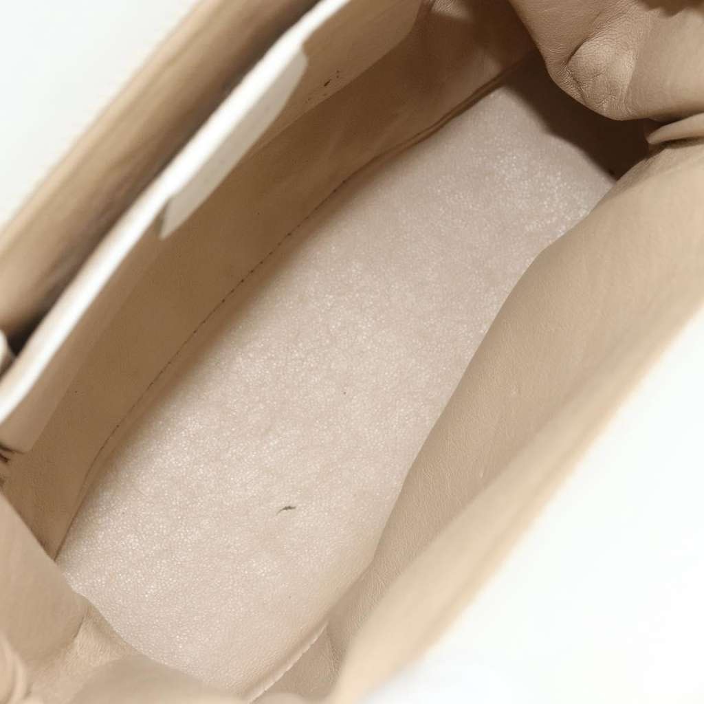 Gucci Vintage Handbag White Leather Fair condition - Box View