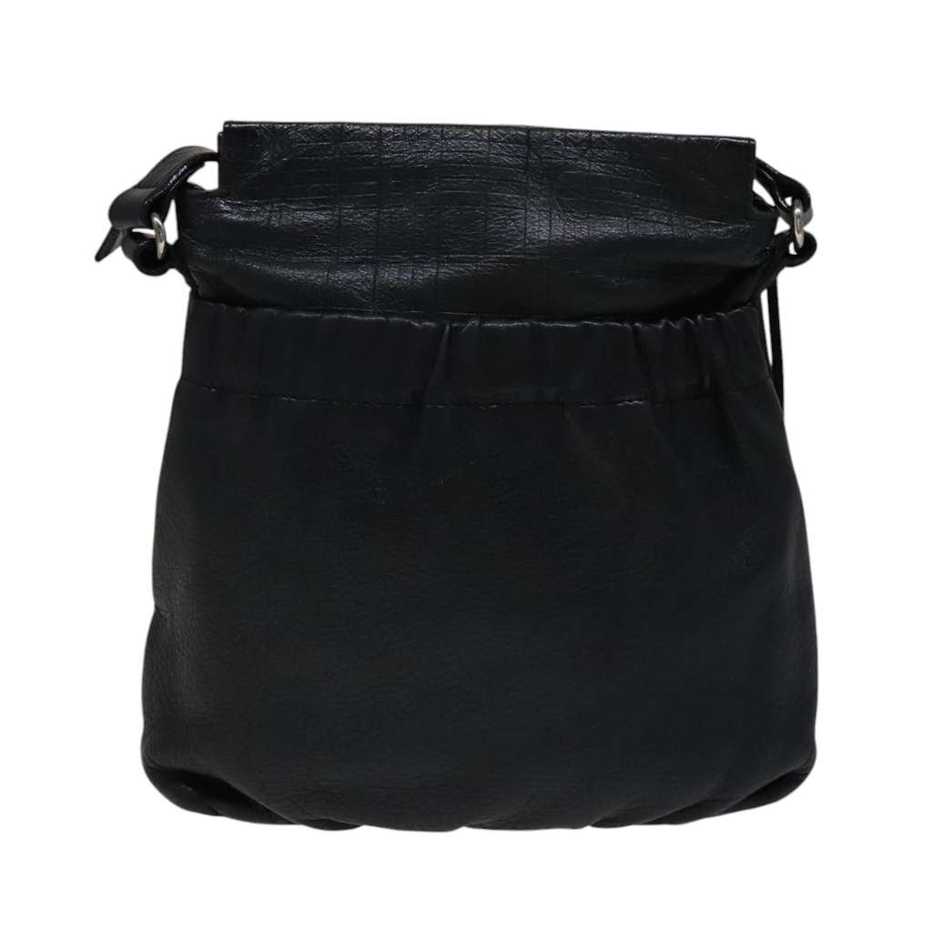 Burberry Vintage Crossbody Bag Black Leather Good condition - Back View