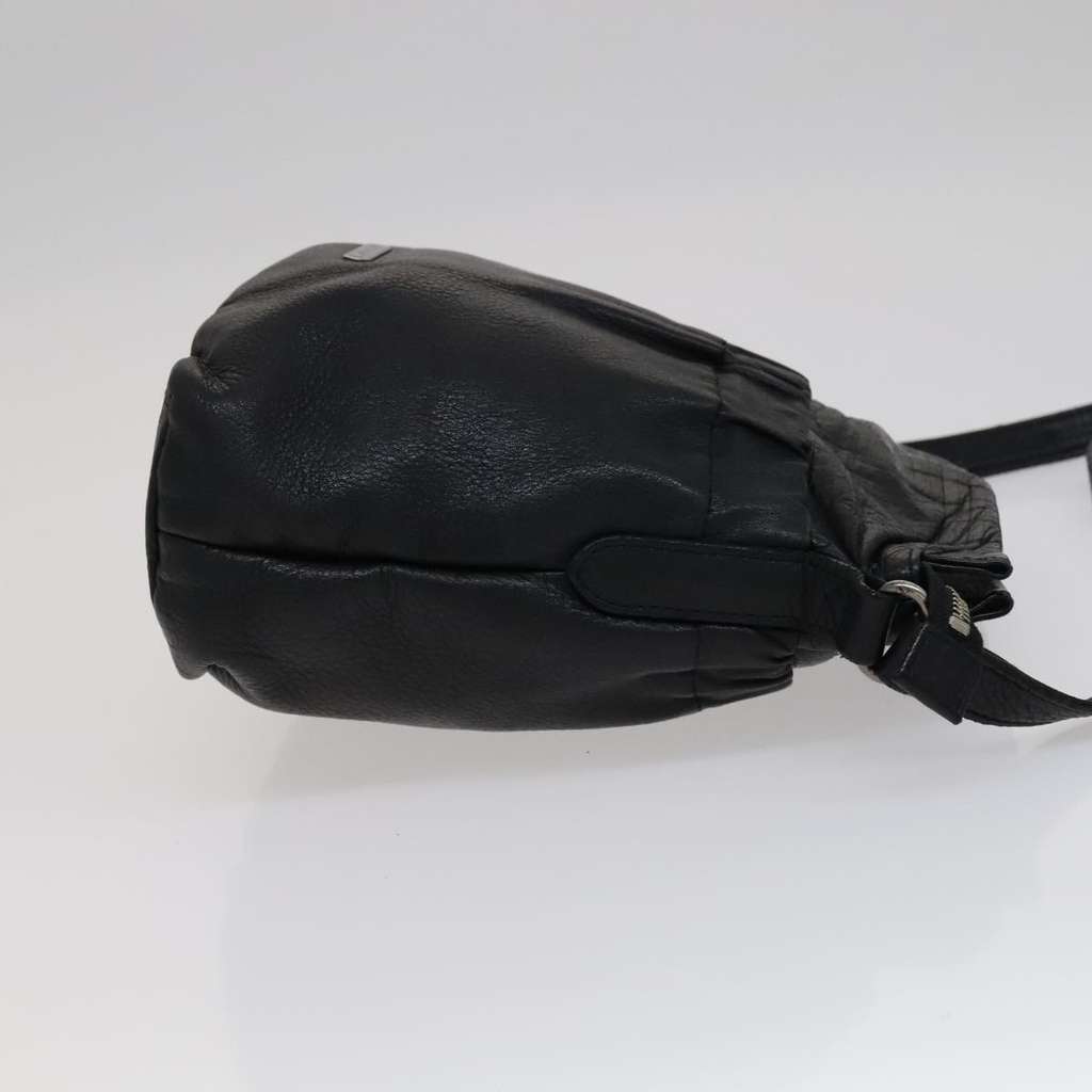 Burberry Vintage Crossbody Bag Black Leather Good condition - Inside View