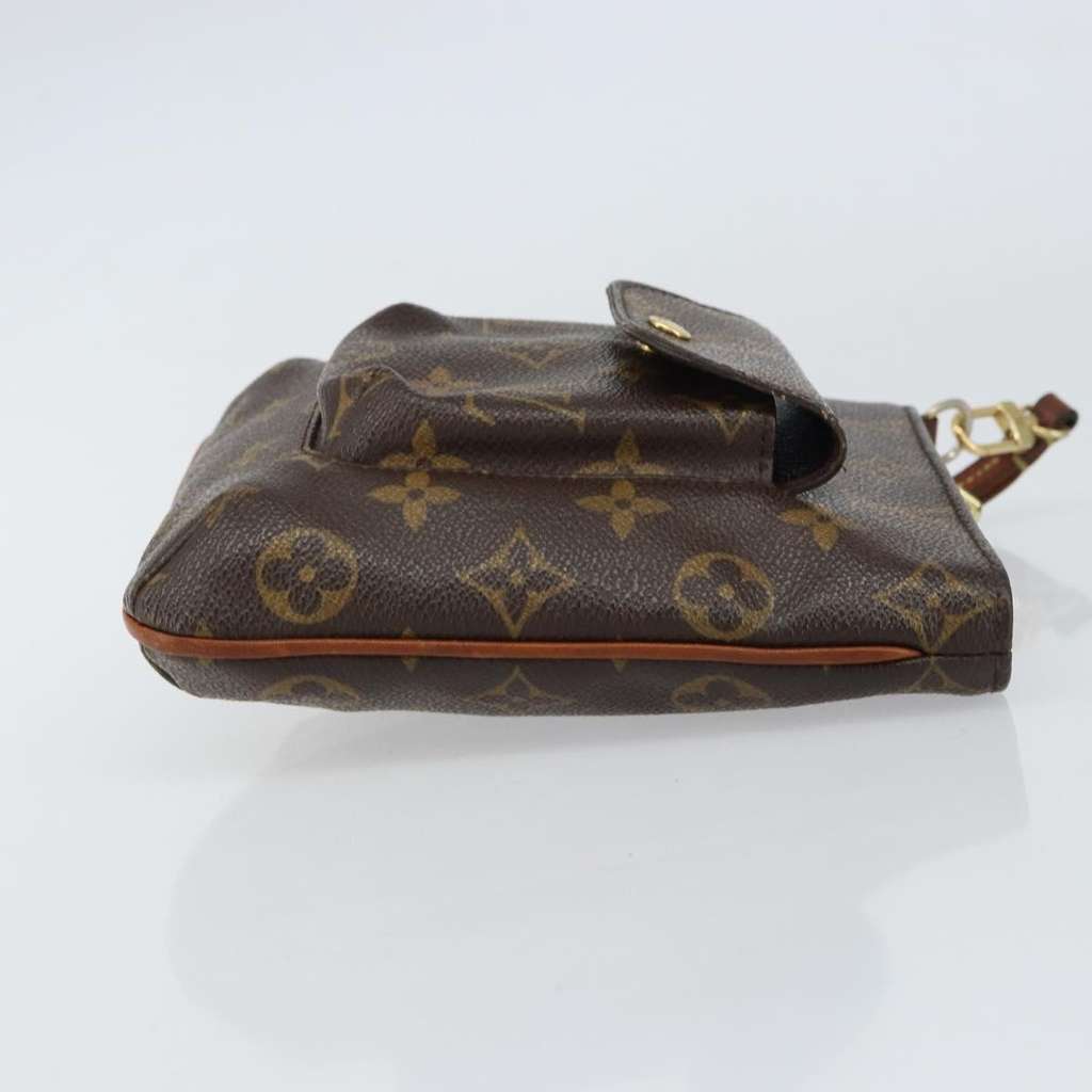 Louis Vuitton Partition Wristlet Clutch Brown Canvas Good condition - Inside View