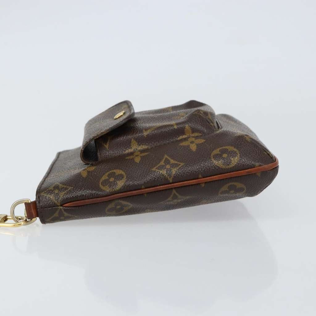 Louis Vuitton Partition Wristlet Clutch Brown Canvas Good condition - Model View