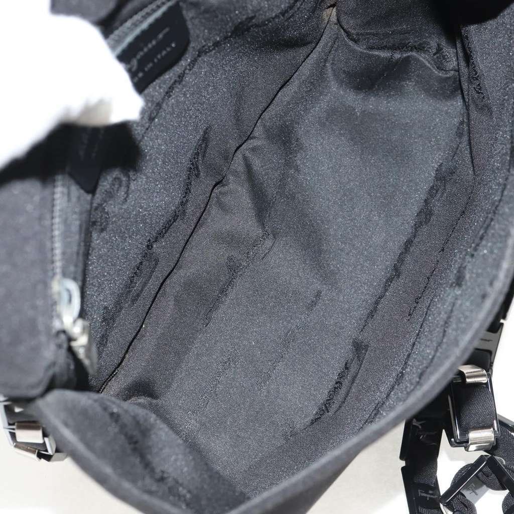 Salvatore Ferragamo Vintage Shoulder Bag Black Good condition - Box View