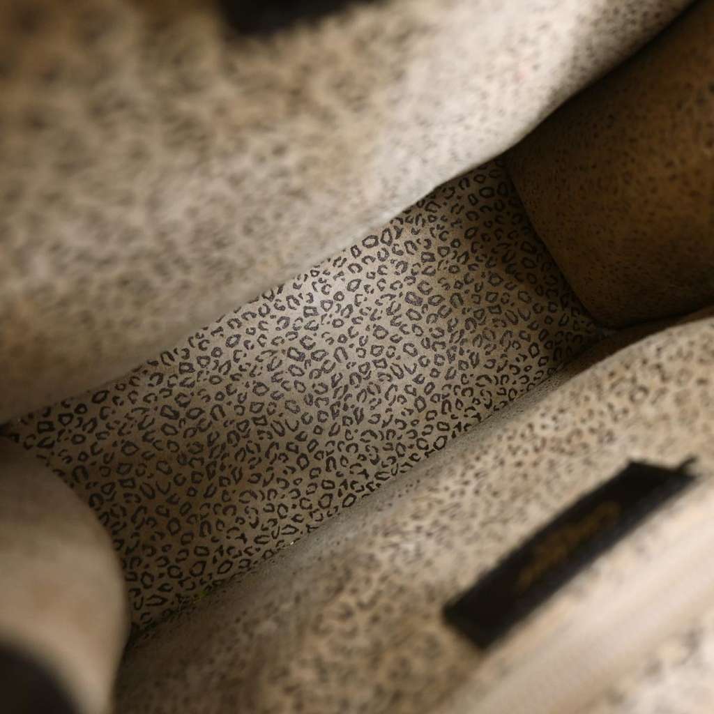 Cartier Panthère Handbag Black Leather Good condition - Inside View