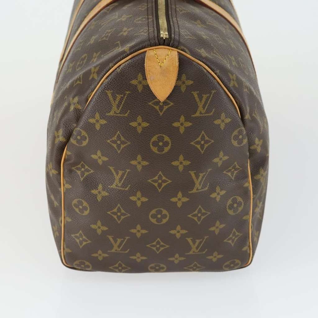 Louis Vuitton Keepall Bag Brown Canvas Fair condition - Model View