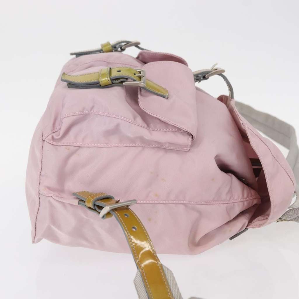 Prada Double Front Pocket Backpack Pink Good condition - Inside View