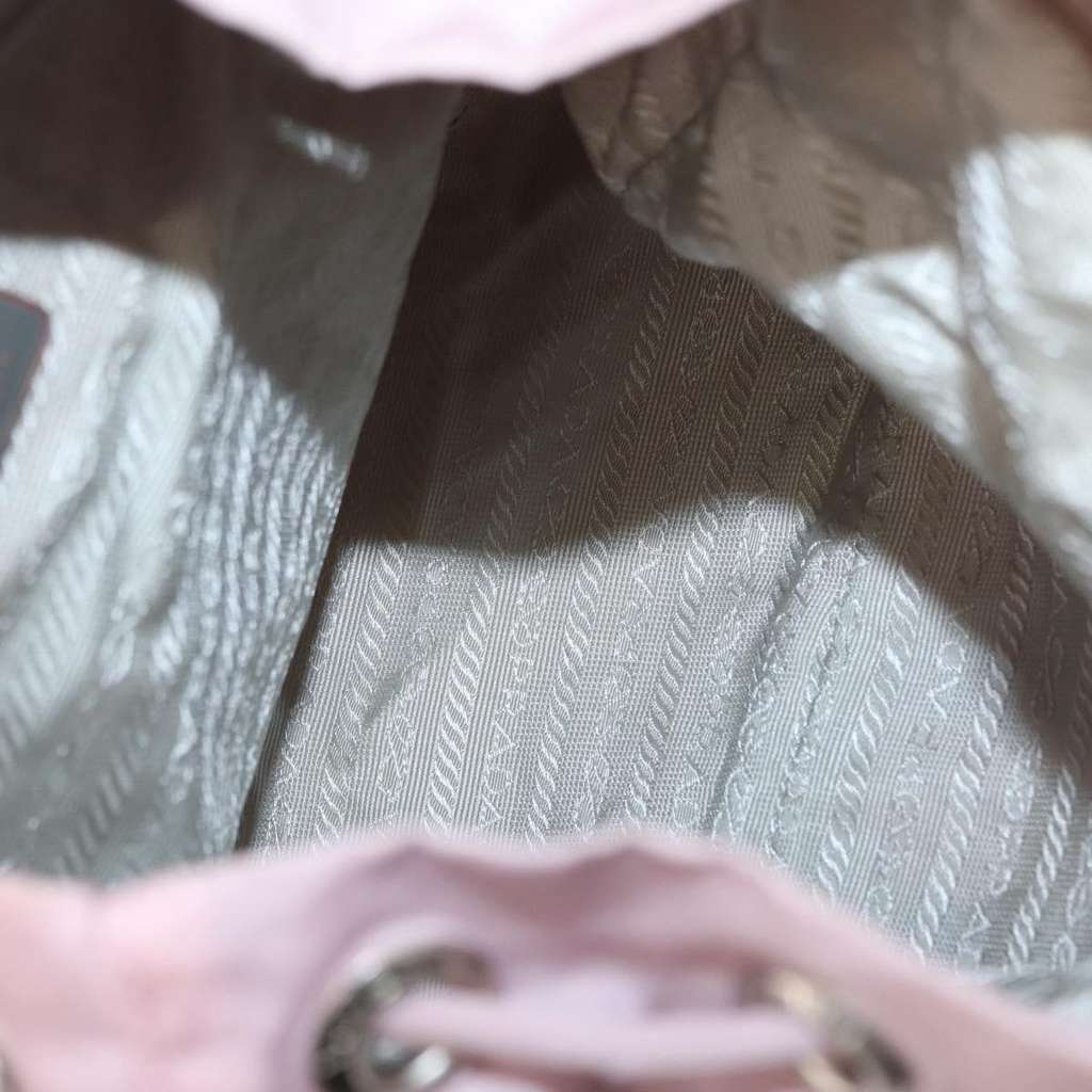 Prada Double Front Pocket Backpack Pink Good condition - Box View