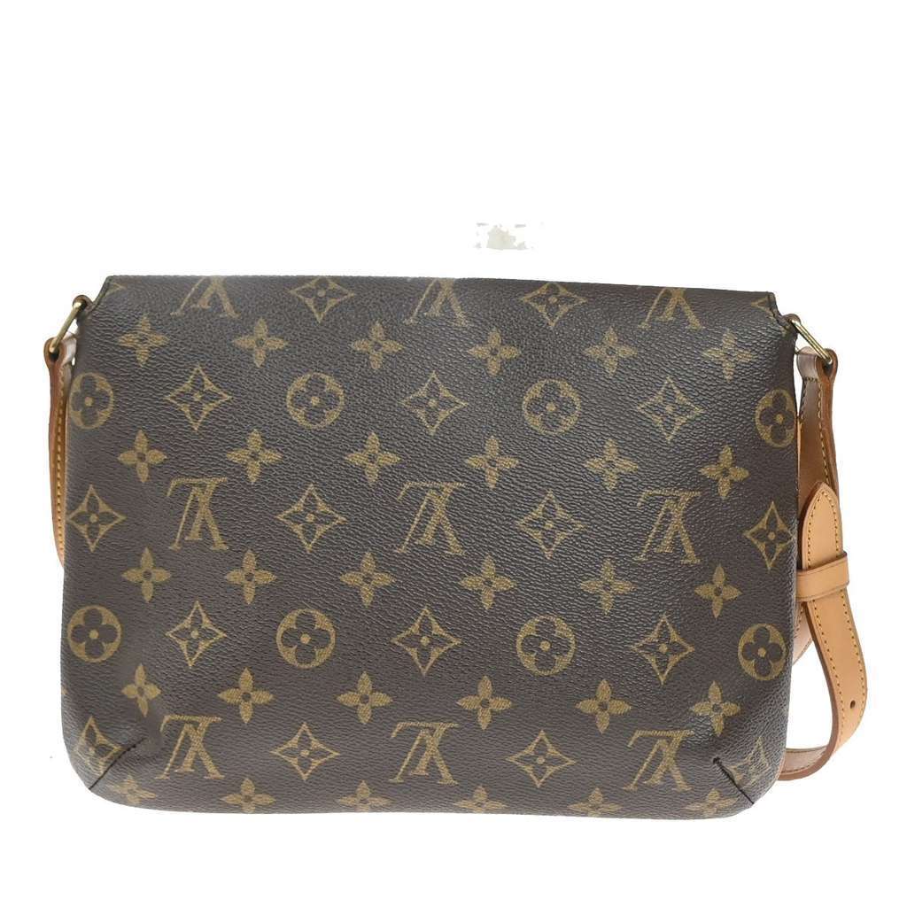 Louis Vuitton Musette Tango Handbag Brown Canvas Good condition - Back View