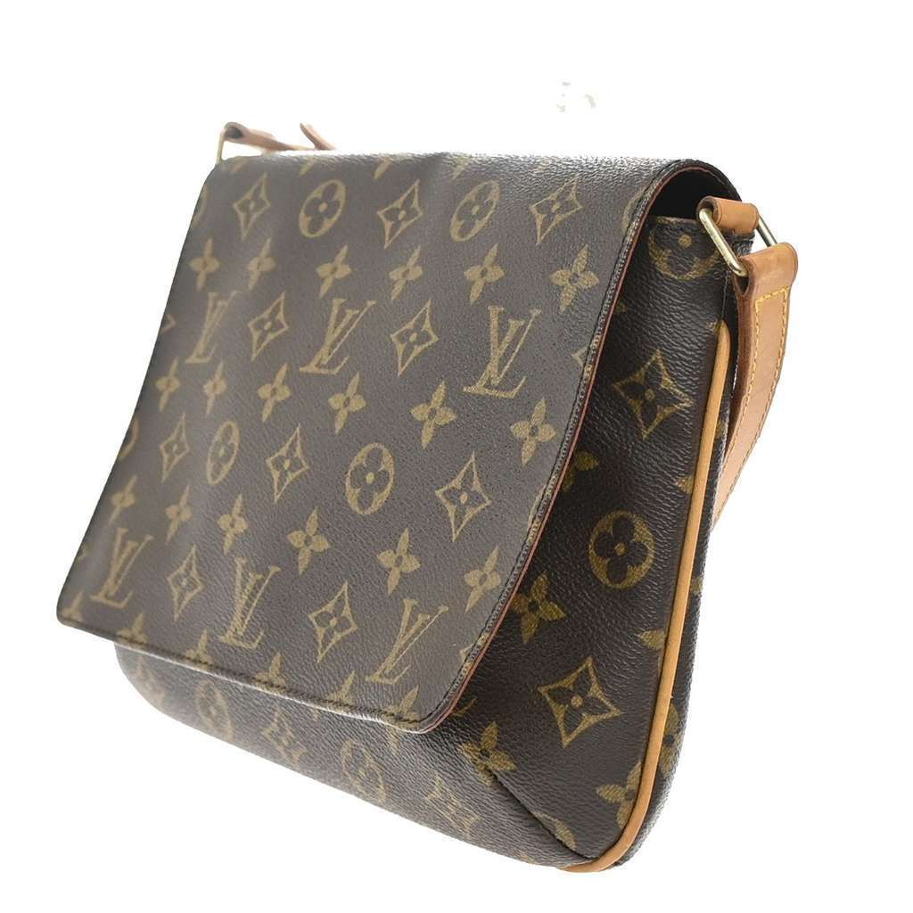 Louis Vuitton Musette Tango Handbag Brown Canvas Good condition - Inside View