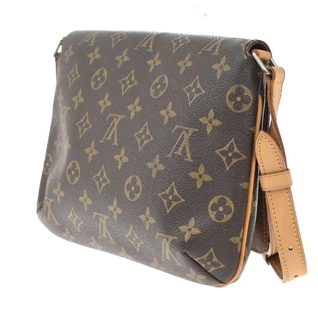 Louis Vuitton Musette Tango Handbag Brown Canvas Good condition - Model View