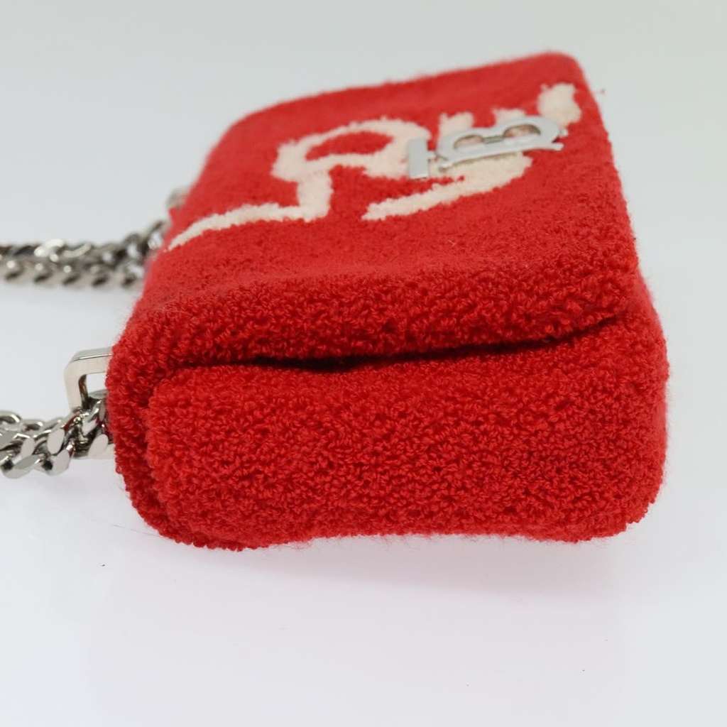 Burberry Lola Shoulder Bag Red Cotton Good condition - Inside View