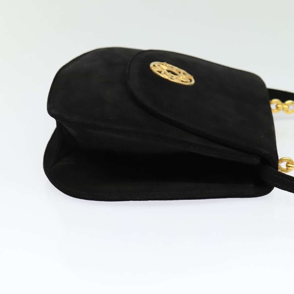Celine Handbag Black Suede Good condition - Model View