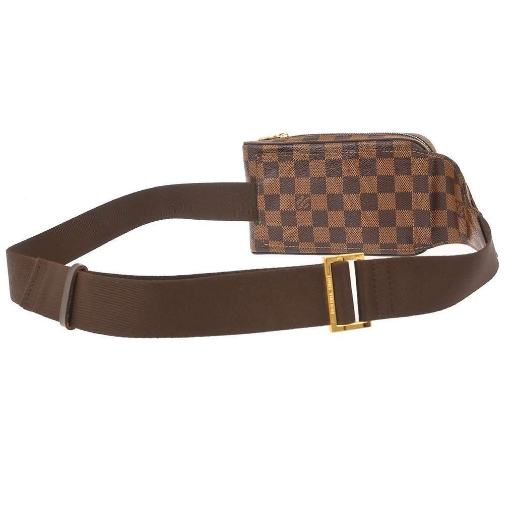 Louis Vuitton Geronimos Waist Bag Brown Canvas Good condition - Back View