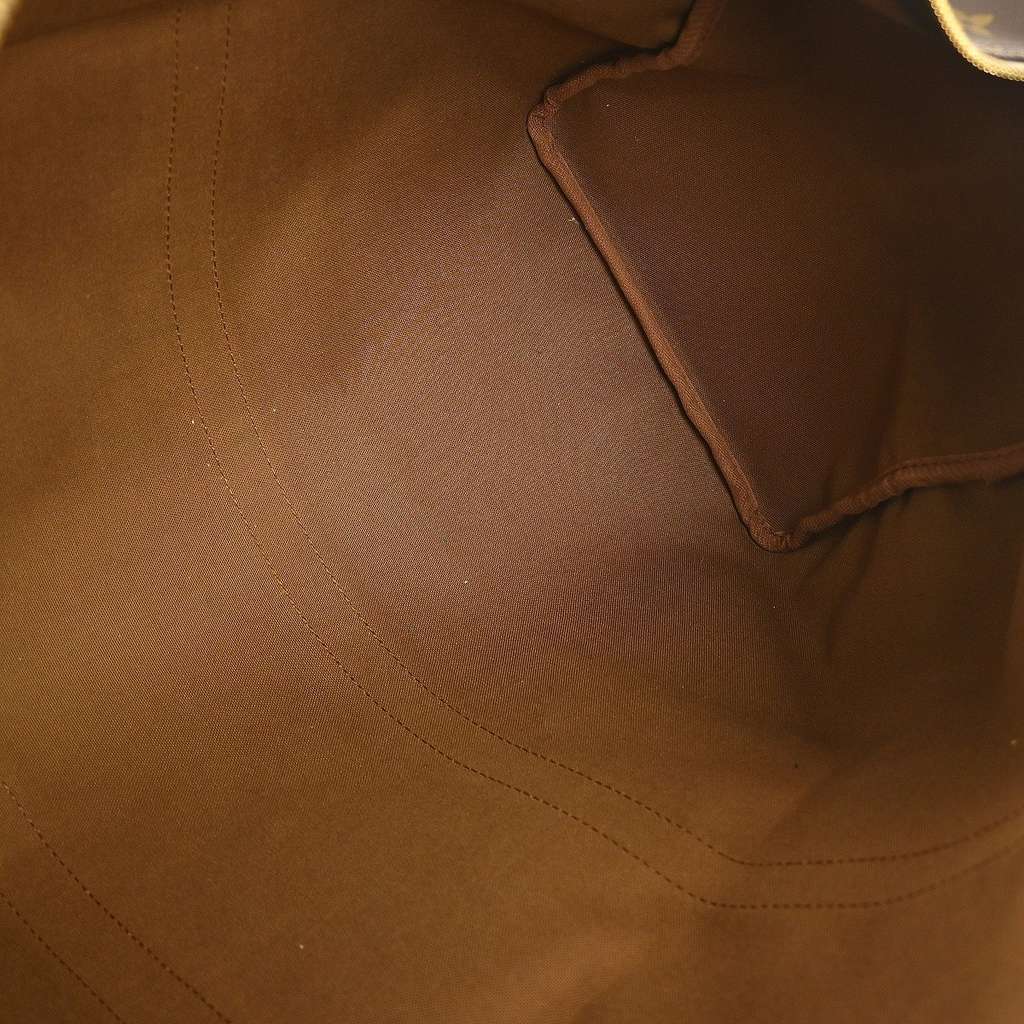 Louis Vuitton Keepall Bag Brown Canvas Fair condition - Inside View