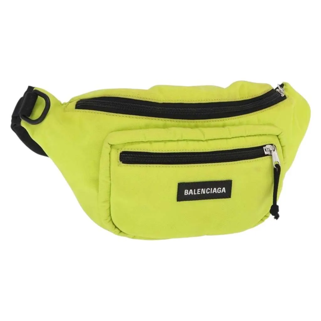 Balenciaga Explorer Belt Bag Yellow Good - Front View