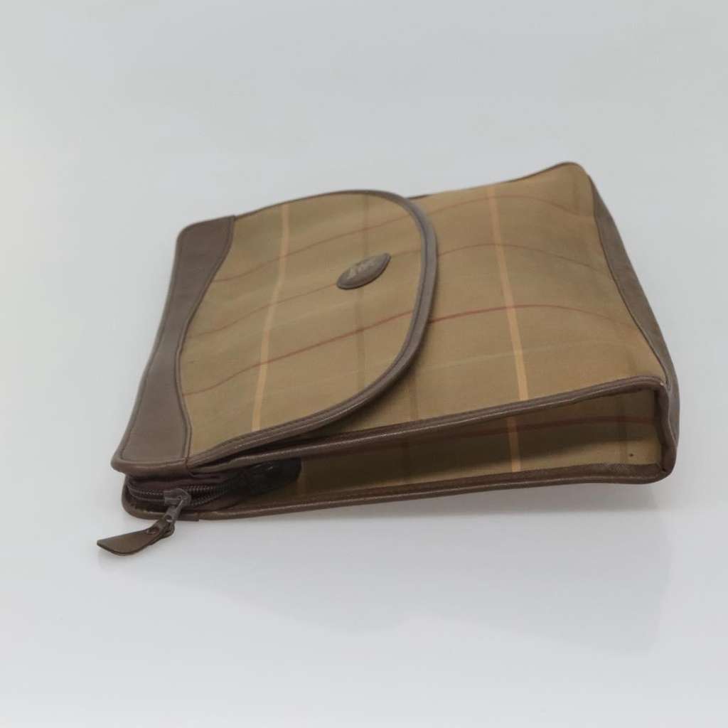 Burberry Nova check Pochette Beige Canvas Good condition - Inside View