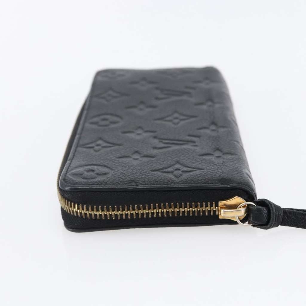 Louis Vuitton Portefeuille zippy Monogramme Empreinte Black Leather Good condition - Inside View