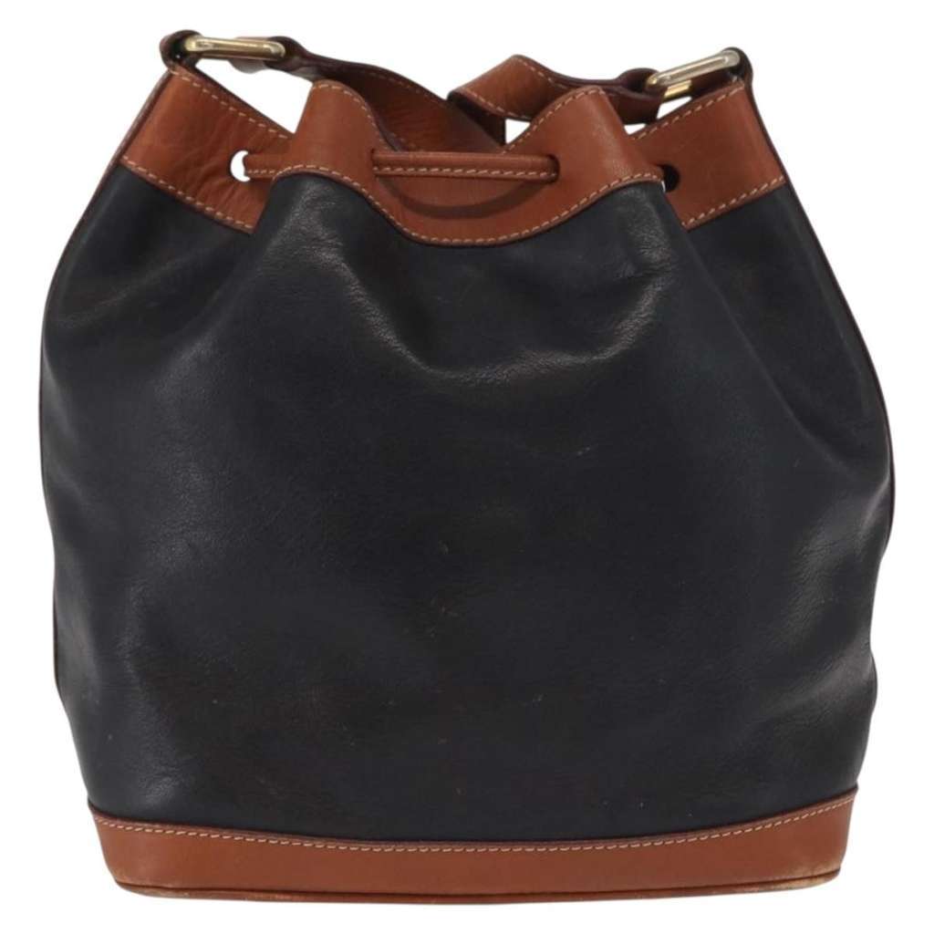 Celine Bucket sangle Black Leather Good condition - Back View