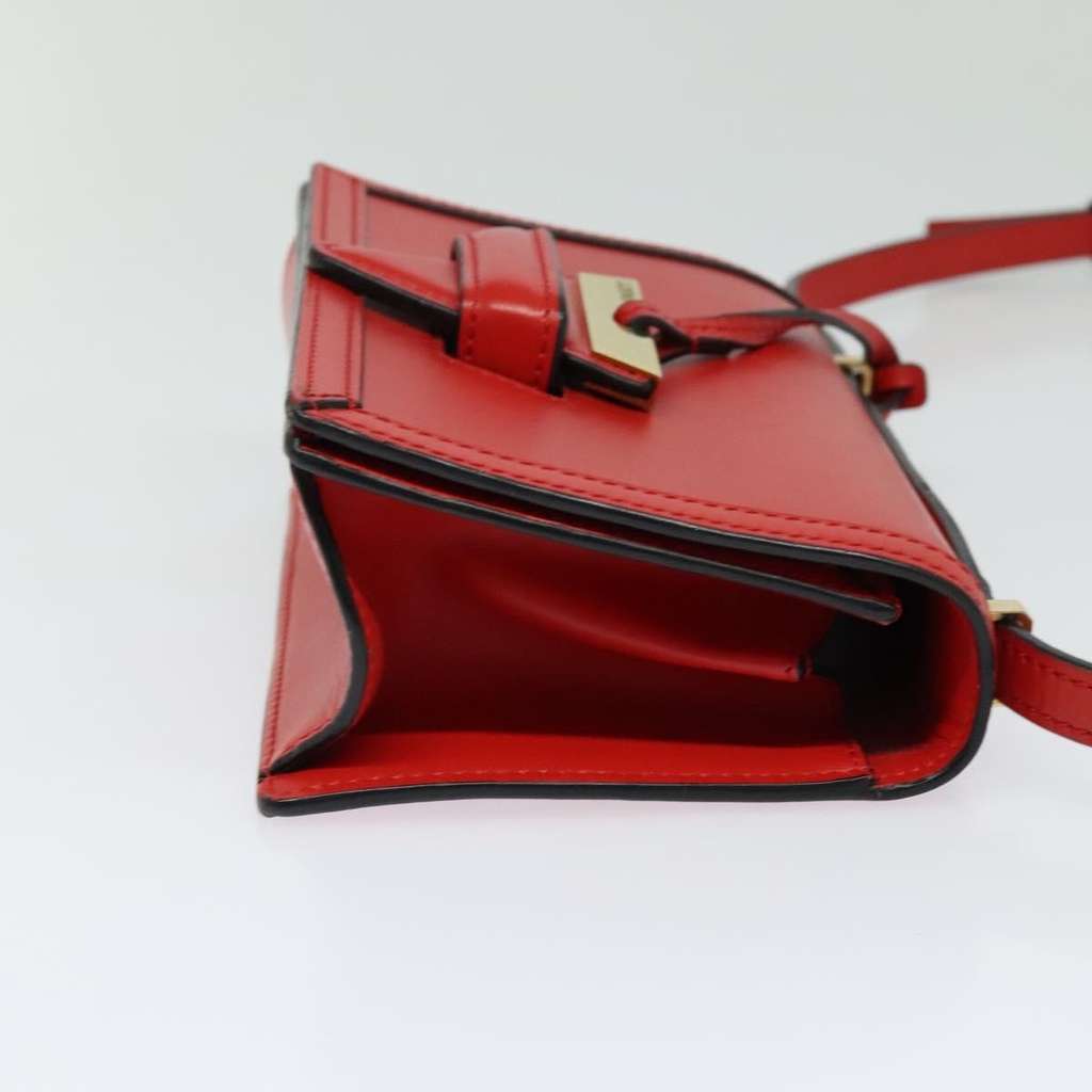 Loewe Barcelona Shoulder Bag Red Leather Good condition - Model View