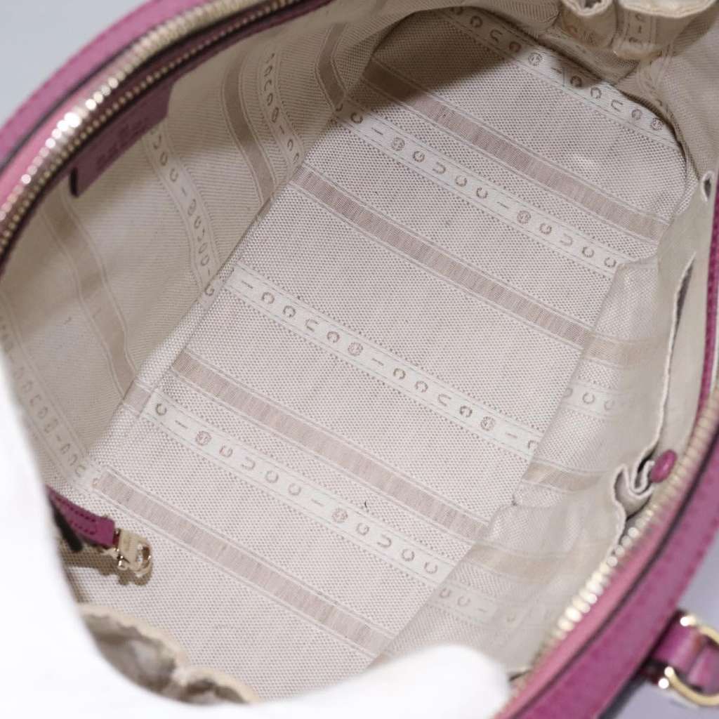 Gucci Lady Dollar Dome Satchel Pink Leather Good condition - Box View