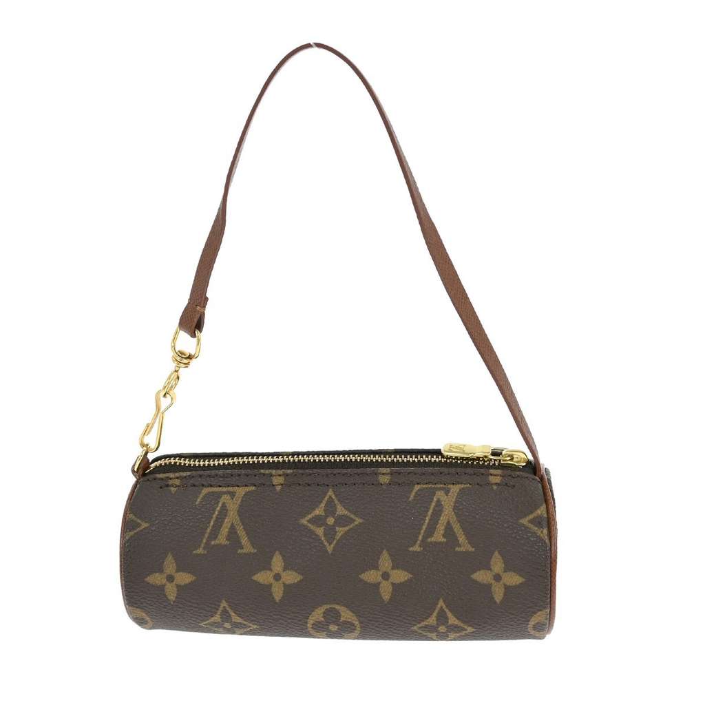 Louis Vuitton Papillon Pochette Brown Canvas Good condition - Back View