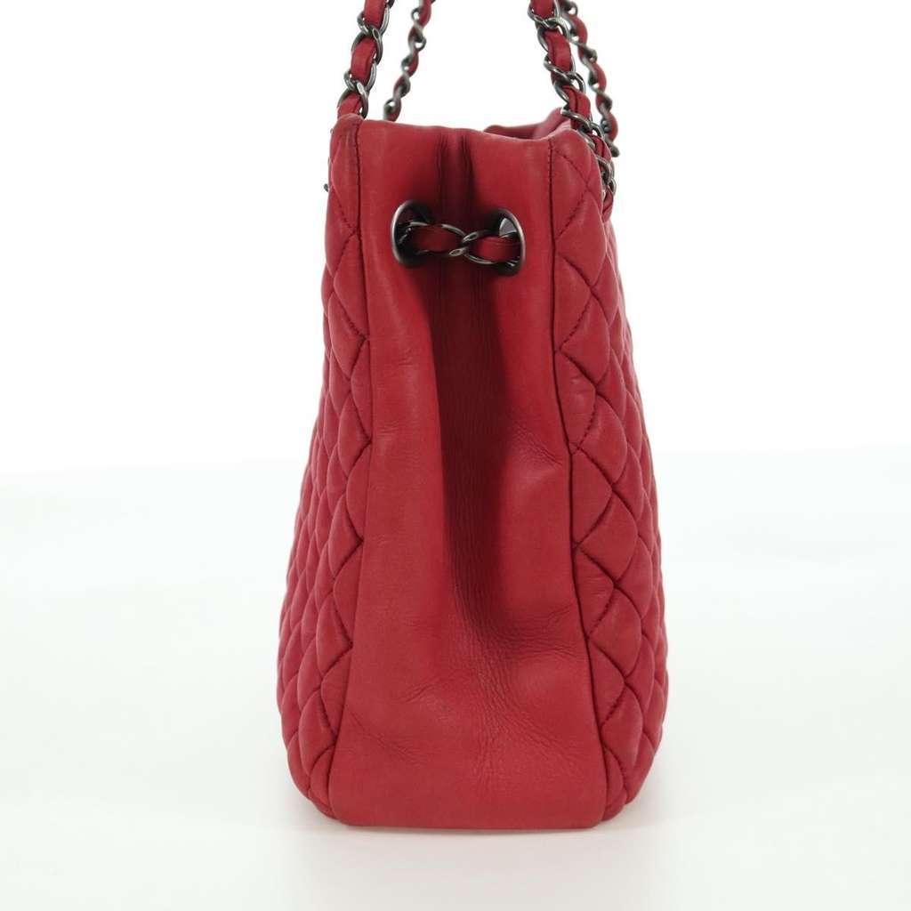 Chanel New Bubble Tote Red Leather Good condition - Inside View