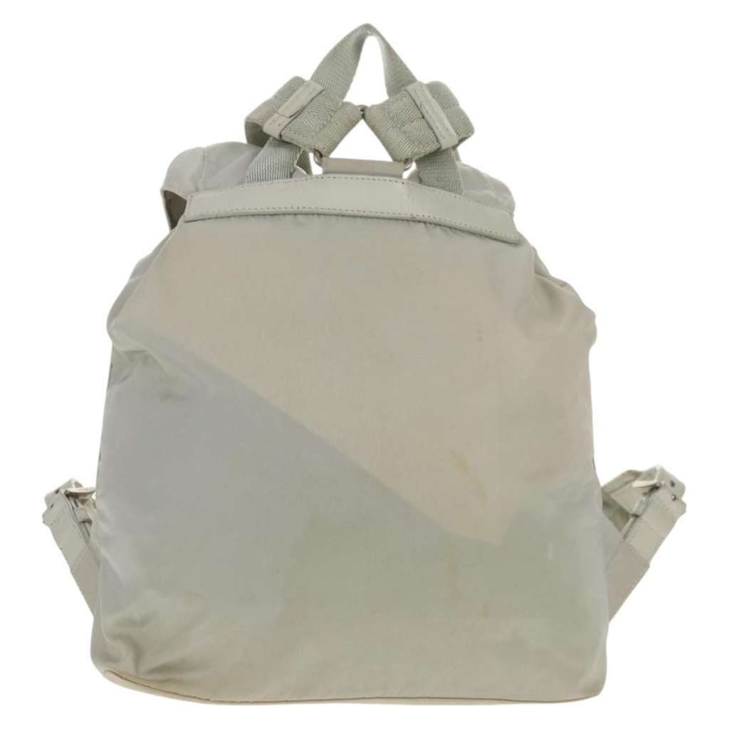 Prada Double Pocket Backpack Chain Shoulder Bag Other Good condition - Back View