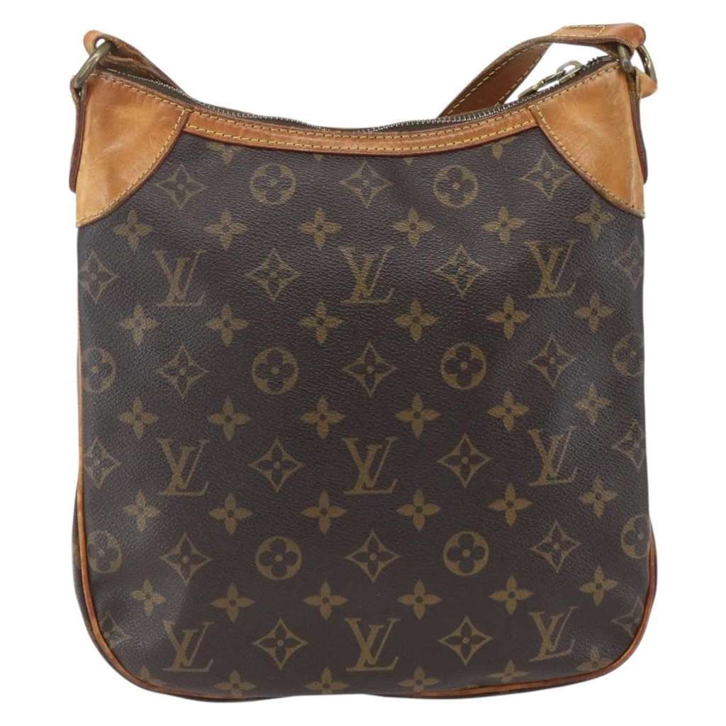 Louis Vuitton Odeon Handbag Brown Canvas Fair condition - Back View