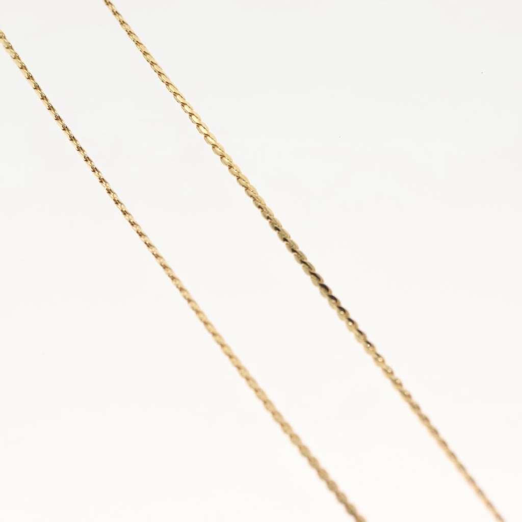 Christian Dior CD Pendant Necklace Gold Metal Good condition - Box View