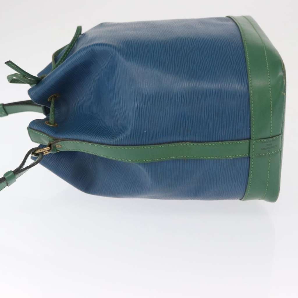 Louis Vuitton Bicolor Noe Handbag Blue Leather Fair condition - Model View