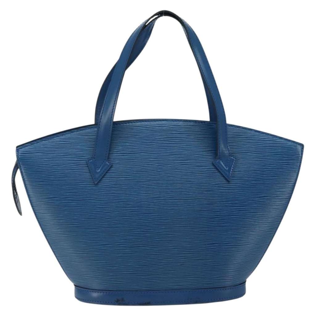 Louis Vuitton Saint Jacques Handbag Blue Leather Good condition - Back View