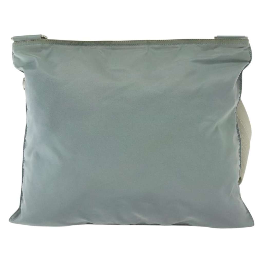 Prada Flat Messenger Bag Blue Good condition - Back View