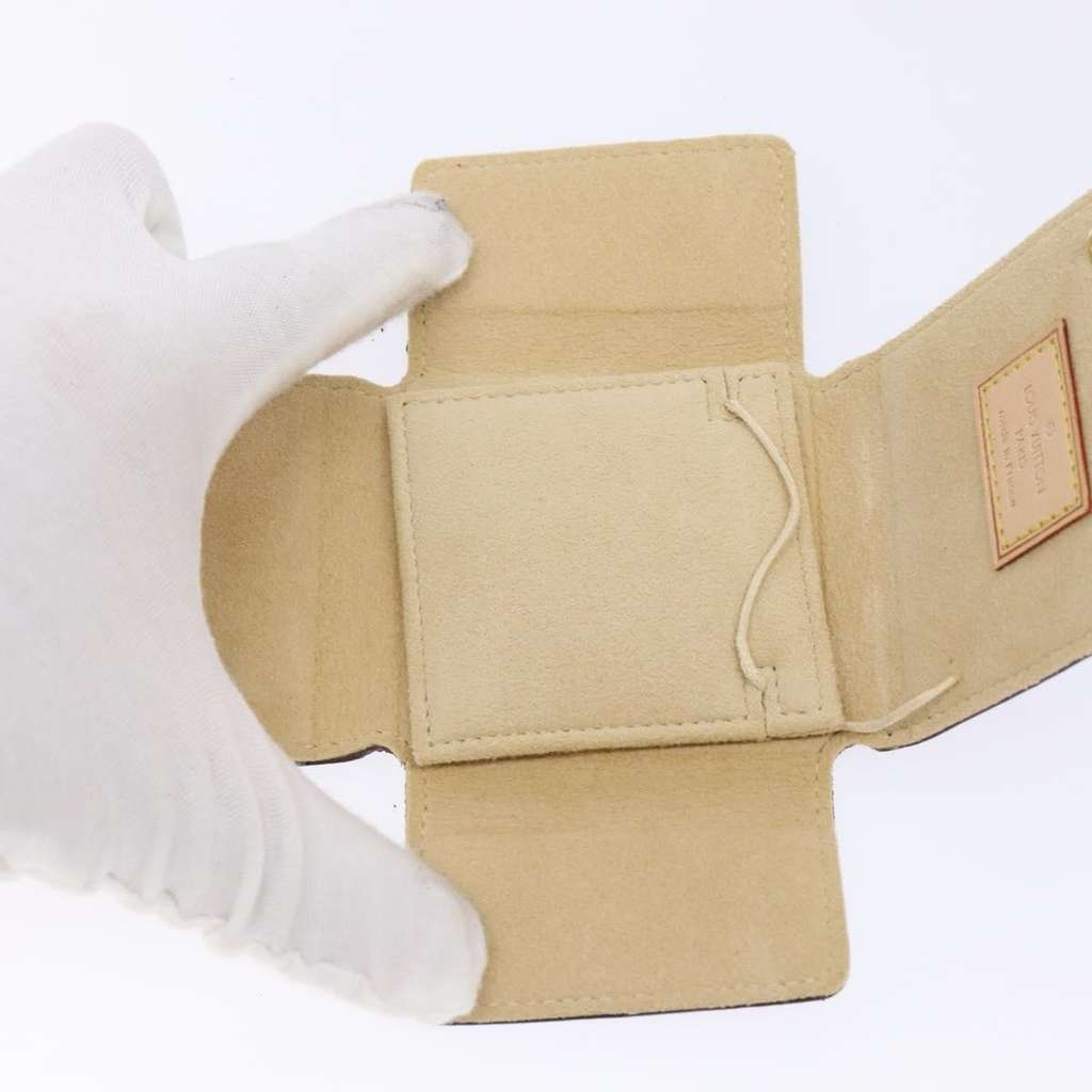 Louis Vuitton CASE JEWELRY BOX Brown Canvas Good condition - Box View