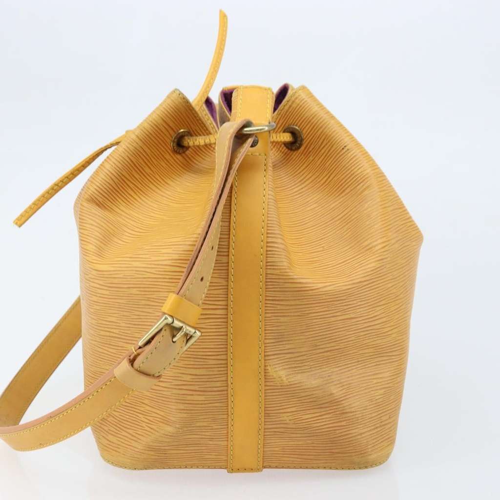 Louis Vuitton Petit Noe NM Handbag Yellow Leather Fair condition - Inside View