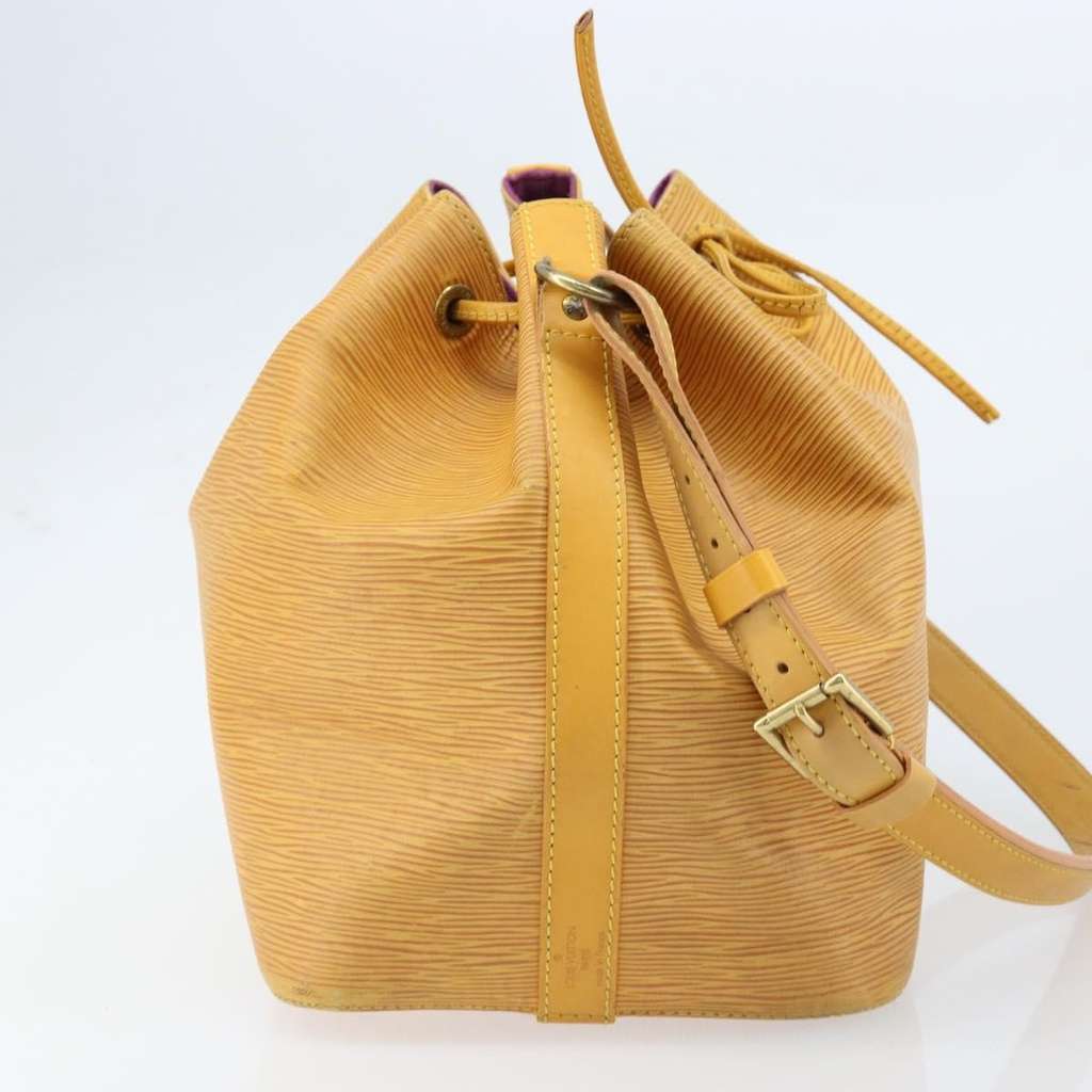 Louis Vuitton Petit Noe NM Handbag Yellow Leather Fair condition - Model View
